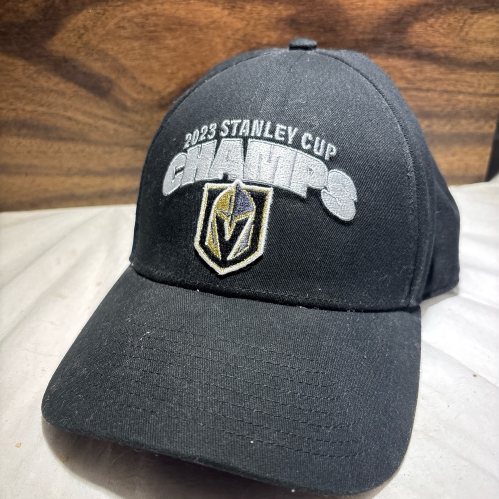 Vegas Golden Knights 2023 Stanley Cup Champs Snapback Hat Fanatics Black